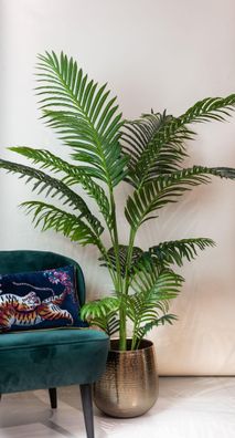 Kunstpflanze Howea Forsteriana - 160 cm große künstliche Palme für Ihr Zuhause ohne A