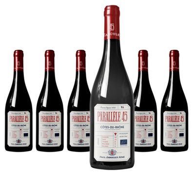 6 x Paul Jaboulet Aîné Paralléle 45 Côtes Du Rhône Rouge – 2023