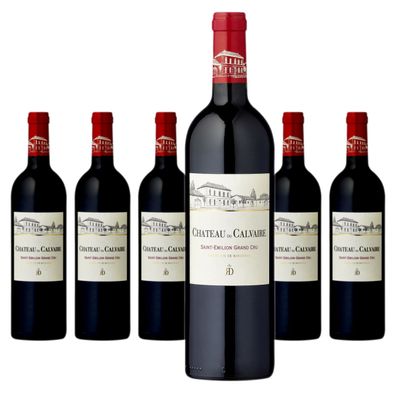 6 x Domaines Roland Dumas Château Du Calvaire Saint-Émilion Grand Cru – 2022