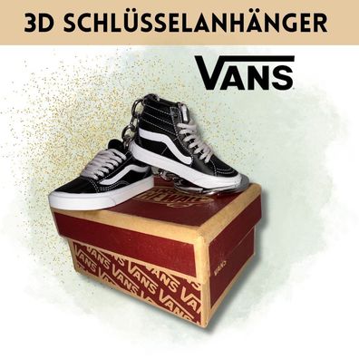 Mini Vans 3D Sneaker im Schuhkarton Schlüsselanhänger