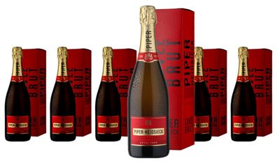 6 x Piper-Heidsieck Champagner Cuvée Brut