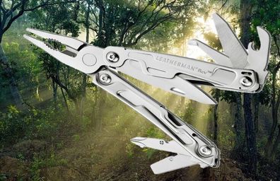 NEU Leatherman Multitool Rev Tool silber Fischen Angeln Wandern Trekking Wildnis