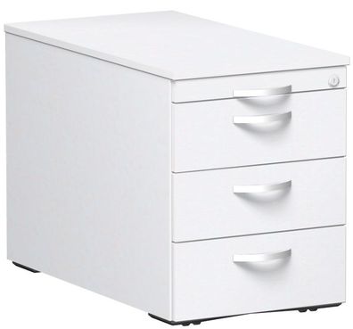 Gera Rollcontainer mit 3 Metall-Schubfächern und Utensilienschubfach, Metall-Rolls