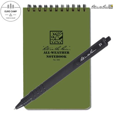 NEU Rite in the Rain Outdoor Notizblock mit Stift für Camping Survival Bushcraft