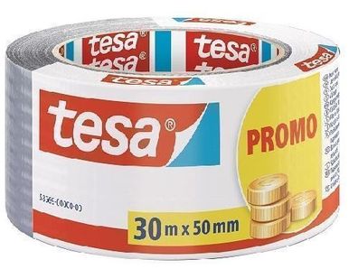 DE) Tesa Uniwersalna taÅ?ma szara 30 m x 50 mm, 1 sztuka (PRODUKT Z Niemiec)