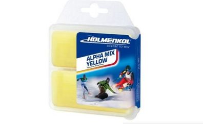 Holmenkol Skiwachs Alpha Mix yellow