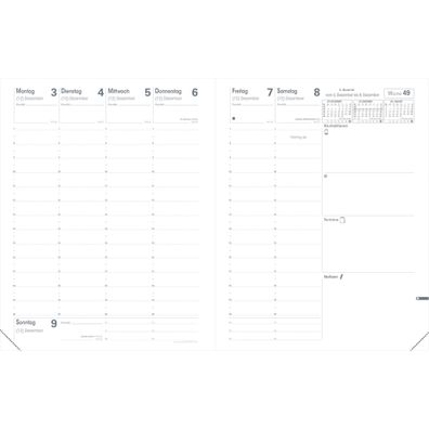 Quo Vadis Kalender Pre 777 Impala 01608925MQ 21x27cm 1W/2S sw