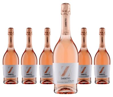 6 x Zardetto Prosecco Spumante Millesimato Rose DOC – 2023