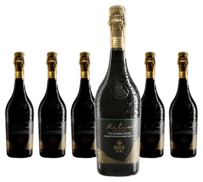 6 x Bisol Relio Extra Brut Valdobbiadene Prosecco Superiore DOCG – 2022