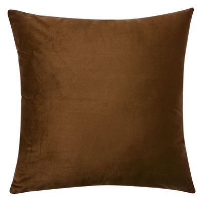 Clayre & Eef Kissenbezug 45x45 cm Braun Synthetisch (Gr. 45x45 cm)