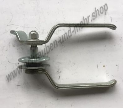 WSS Hebelverschluss Türverschluss gekröpfte Zunge doppelt rechts Schließblech