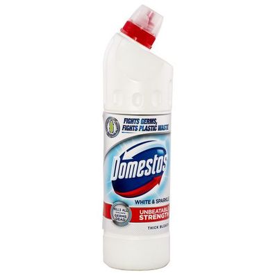 Domestos Ultra White & Sparkle Thick Bleach 750 ml