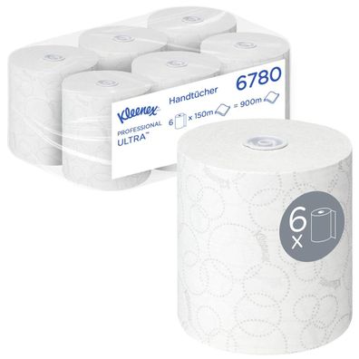 Kleenex Rollenhandtuch Ultra 6780 2lagig 150m Airflex ws 6 St./Pack