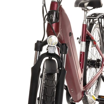 Prophete E-Bike City Limited P2224, bordeaux (B)