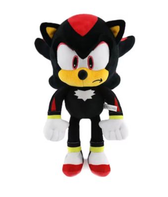 Shadow the Hedgehog Plüschtier 30 cm - Sonic Kuscheltier - Weiches Spielzeug