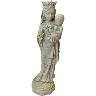 Deko Figur heilige Jungfrau Maria mit Kind 18cm Notre-Dame