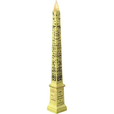 Ägyptischer Obelisk Ramses II. 12Cm Place de la Concorde gelblich