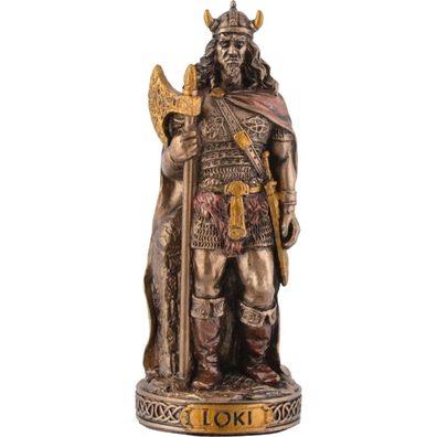 Miniatur Loki germanischer Gott des Bösen mit seiner Axt