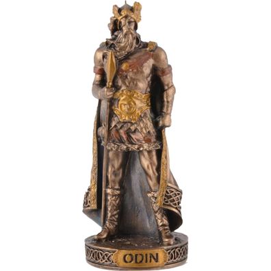 Miniatur Odin der Allvater germanischer Gott mit Speer