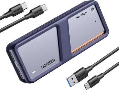 UGREEN 40 Gbps M2 SSD Gehäuse, USB4 NVMe Gehäuse mit Kühlleistung, USB M2 SSD