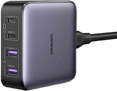 UGREEN Nexode 65W USB C Ladegerät GaN USB C Netzteil 4 Port PD Charger