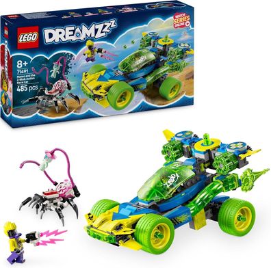 LEGO DREAMZzz Mateo mit dem Z-Blob Action-Rennwagen, 2-in-1 Fantasy-Spielset