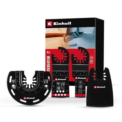 Original Einhell 4-tlg. Multitool-Set (für gängige Multitools) Zubehör, Werkzeug