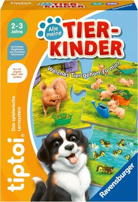 Ravensburger tiptoi 00108 - Alle Meine Tierkinder - Lernspiel ab 2 Jahre