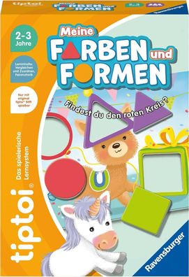 Ravensburger tiptoi Spiel 00168 - Meine Farben und Formen, Lern-Spiel für Kinder