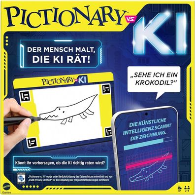 Mattel Games Pictionary Vs. KI Die neue Art zu spielen - Brettspiel (HYH74)