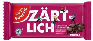 G&G Zartbitter Schokolade 100 g - Hochwertiger Genuss aus Deutschland