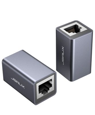 JSAUX RJ45 LAN Kupplung Ethernet Kabel Verbinder [2 Stück] Ethernet Koppler LAN