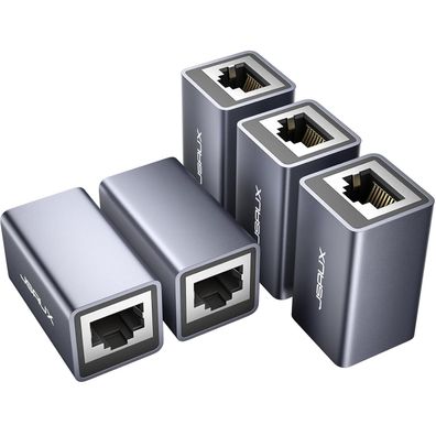 JSAUX RJ45 LAN Kupplung Ethernet Kabel Verbinder [5 Stück] Ethernet Koppler LAN