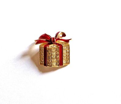 Weihnachtsgeschenkbox Brosche/Weihnachts Brosche/Geschenkidee/(G2102257)