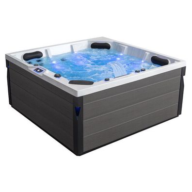 Whirlpool Swim Spa Outdoorpool AWT IN-403 eco Sterling Silver 200x200 grau