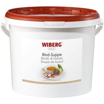 Wiberg Rind-Suppe, mit Zusatz von Geschmacksverstärkern, 5 kg - Artikelnummer: 155765