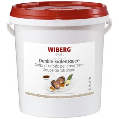 Wiberg Dunkle Bratensauce, Zutatenmischung, 3 kg - Artikelnummer: 200616