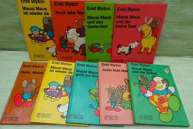 Enid Blyton Delphin Verlag 1973 Mausi Maus Großdruckschrift zum Ausmalen