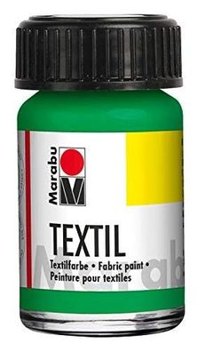 Marabu Textilmalfarbe Textil 15ml Textilfarbe T-Shirt Jeans 062 Hellgrün