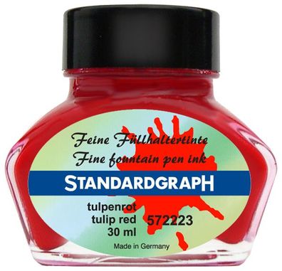 Standardgraph Tinte 30 ml tulpenrot 1 Stück