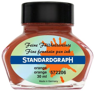 Standardgraph Tinte 30 ml orange 1 Stück