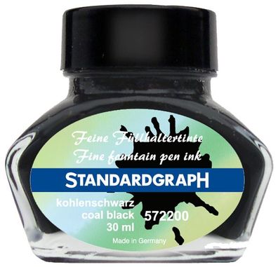 Standardgraph Tinte 30 ml kohlenschwarz 1 Stück