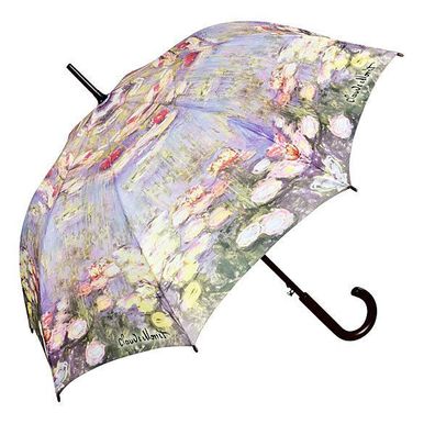 Regenschirme Seerosen C. Monet Automatikschirme Stockschirme Schirme Gemälde Bild