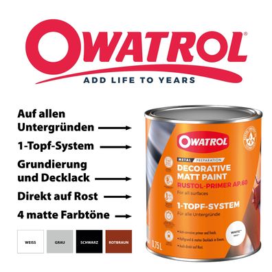 Owatrol AP60 - Farbton: Weiß - Universal Primer - AP 60 AP.60