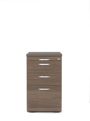 Gera Standcontainer mit Hängeregistratur und 2 Metall-Schubfächern, mit Utensilien