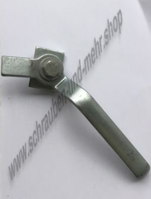 WSS Hebelverschluss Türverschluss gerade Zunge Anchweißbar rechts Schließblech