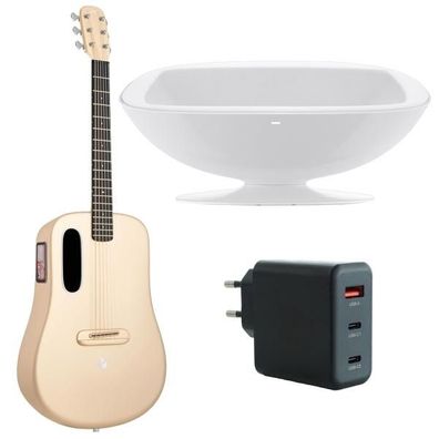 Lava Music Gitarre ME 4 36 Zoll Soft Gold mit Ladestation