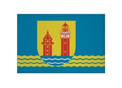 Aufnäher Dahme Fahne Flagge Patch 9 x 6 cm