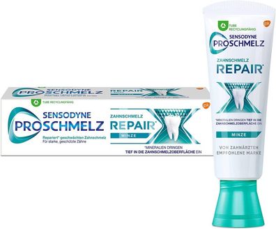 Sensodyne Proschmelz Zahnpasta: Repariert Säuregeschwächten Zahnschmelz 75 ml