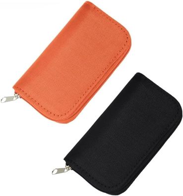 Speicherkarten-Etui 2 Stück 22 Schlitze SD Micro SD CF Aufbewahrung Mikrofaser